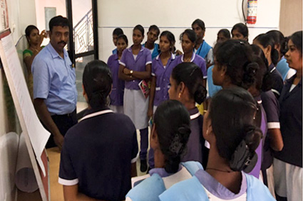 Training of nursing assistant students